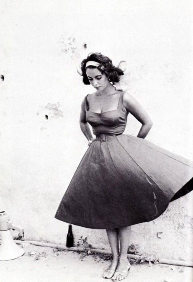 Прекрасная Элизабет Тейлор в самом расцвете: фото со съемок фильма 1959 года 47