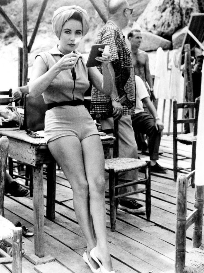 Прекрасная Элизабет Тейлор в самом расцвете: фото со съемок фильма 1959 года 45