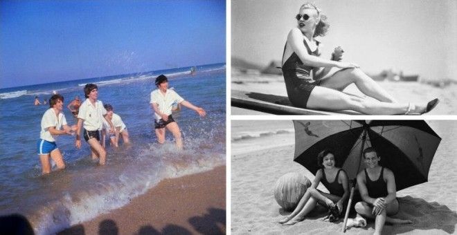 Прошлое в фотографиях: летние каникулы знаменитостей 47