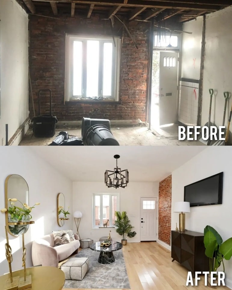 17 фотодоказательств того, что ремонт может кардинально изменить комнату или дом, подарив им вторую жизнь 55