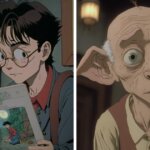 Как бы выглядели герои из фильмов о Гарри Поттере, если бы Хаяо Миядзаки сделал их аниме-персонажами