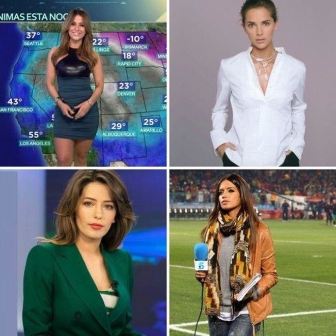 Самые сексуальные и красивые репортерши и телеведущие мира 45