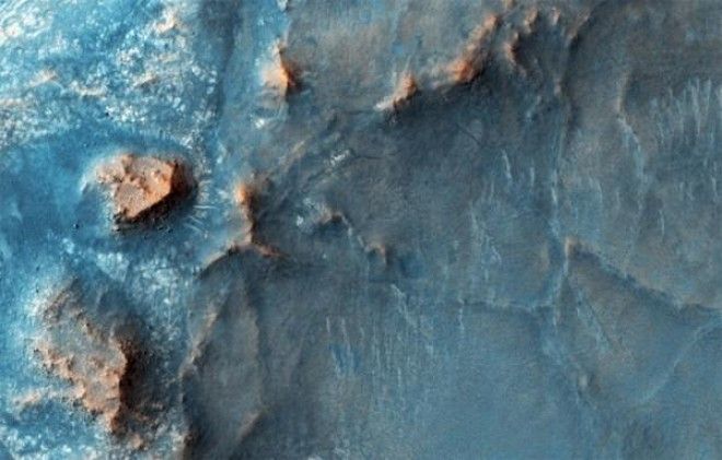 Ледяная область Марса. Изумительно! 16