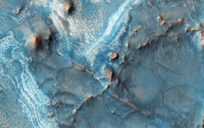 Ледяная область Марса. Изумительно! 13