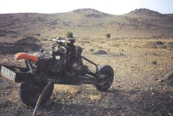 Как выбраться из марокканской пустыни, собрав самодельный мотоцикл 11
