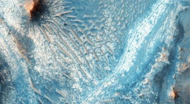 Ледяная область Марса. Изумительно! 14