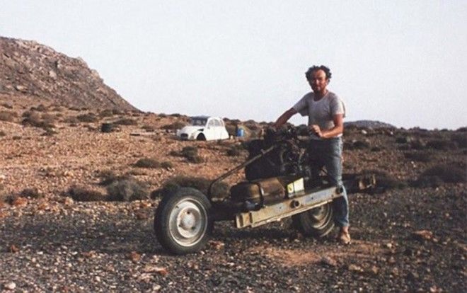 Как выбраться из марокканской пустыни, собрав самодельный мотоцикл 10