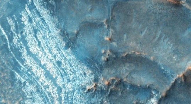 Ледяная область Марса. Изумительно! 15