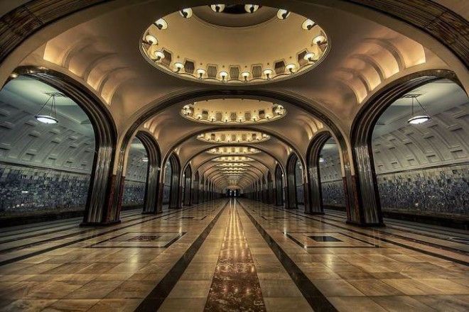 Топ 10 самых красивых станций метро в мире 50