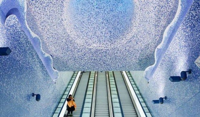 Топ 10 самых красивых станций метро в мире 47