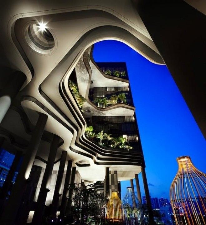 Шикарный отель в стиле эко архитектуры 46