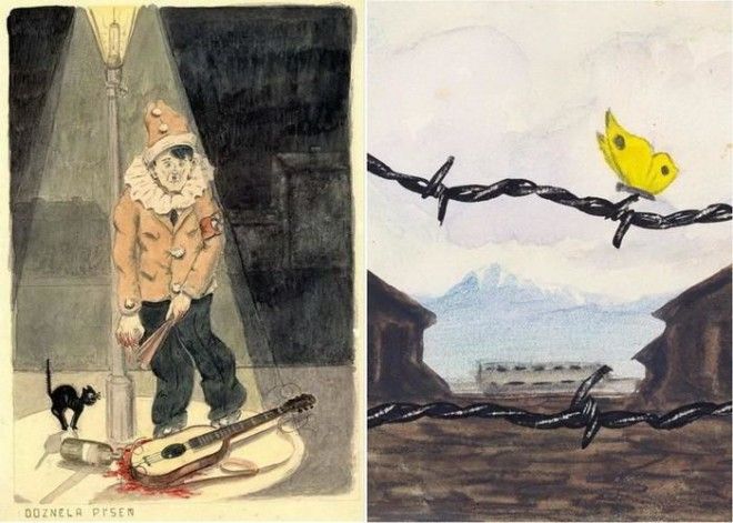 Искусство и Холокост: 9 пронзительных картин, написанных узниками концлагерей 28