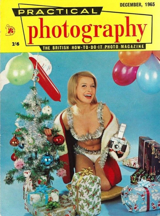 Винтажные рождественские обложки мужских журналов с 1940 по 1990-е годы 41