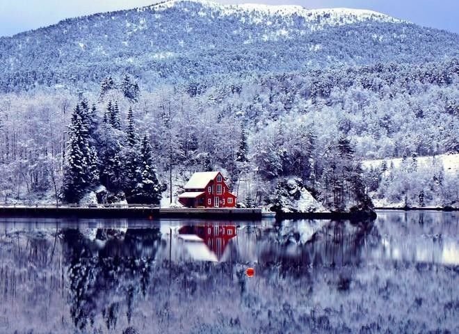 Зимняя Норвегия: удивительные фото, от которых захватывает дух 41