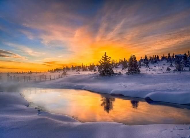 Зимняя Норвегия: удивительные фото, от которых захватывает дух 39
