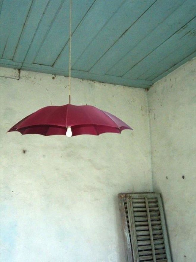 Действительно классные идеи, как использовать старый зонтик 41