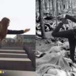 Художник показал туристам, как глупы и аморальны их селфи возле мемориала Холокоста