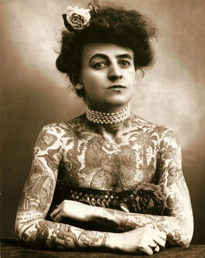 Жизнь первой королевы татуировок