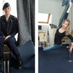 Девушки из ВМФ Нидерландов в обмундировании и без него